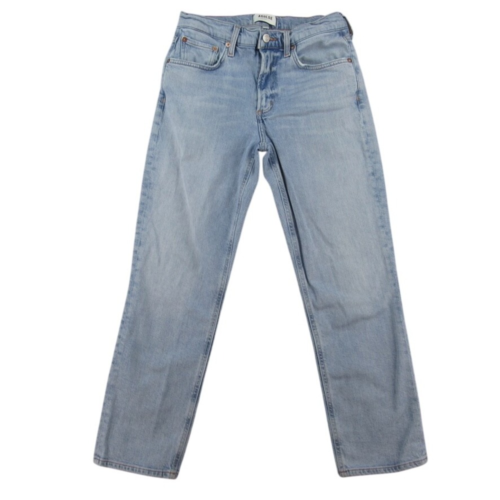 AGOLDE Kye High Rise Straight Leg Jeans Light Wash Blue Size 26 A9100-1140‎
